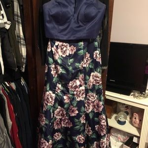 Jovani flower prom dress
